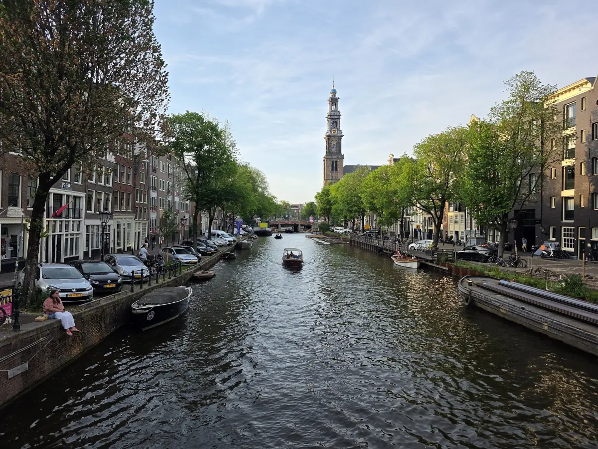 A canal cruise in the city centre