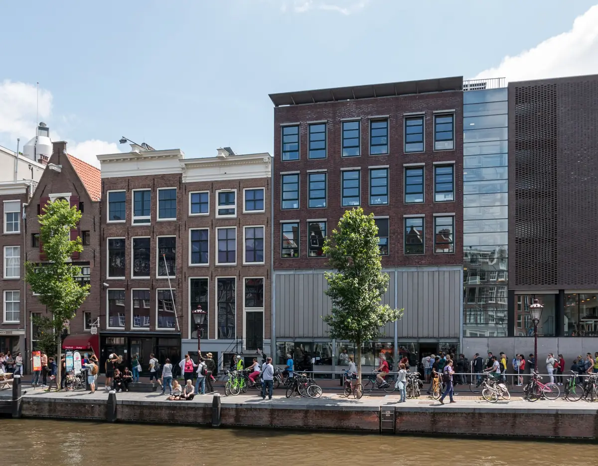 The Anne Frank House on the Prinsengracht