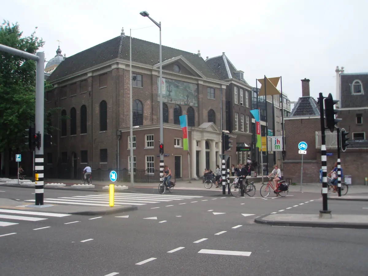 The Jewish Museum building on the square